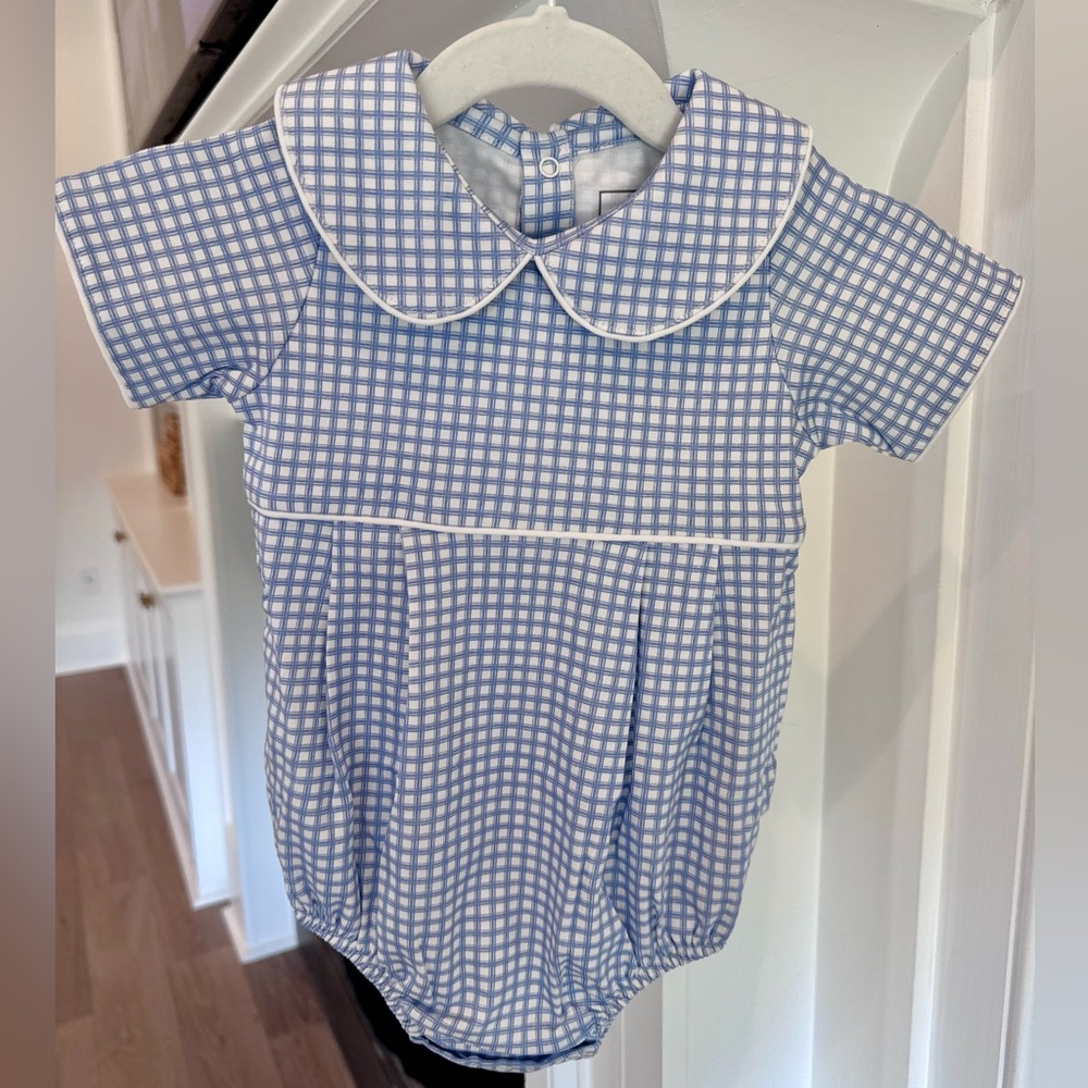 NWT Palmer Boys' Bubble in Blue Box Plaid